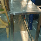 Consolas de aluminio y cristal